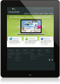 CompuBase.nl op een iPad