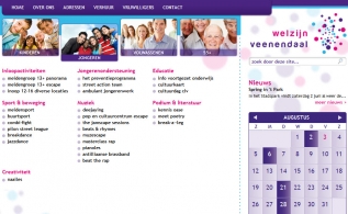 Detail van de Drupal website Welzijn Veenendaal