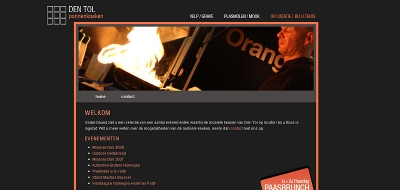 Detail van de website Den Tol