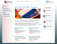 Detail van de website Bactimm-Farmalyse