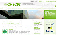 Detail van de website van CHEOPS