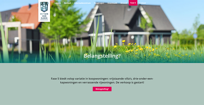 detuinvanelden.nl nieuwe Responsive website Compubase