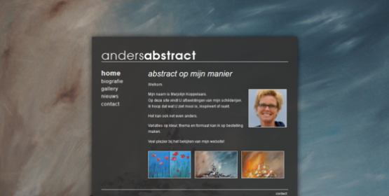 Screenshot van Andersabstract.com