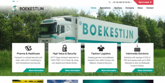 Boekestijn Transport Mill Webdesign