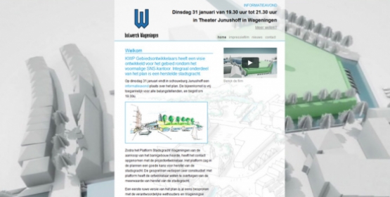 Detail van de Drupal website van Bolwerck Wageningen