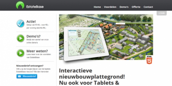 Estatebase 2.0 de interactieve plattegrond