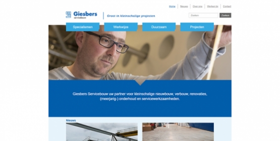 Screenshot giesberts servicebouw